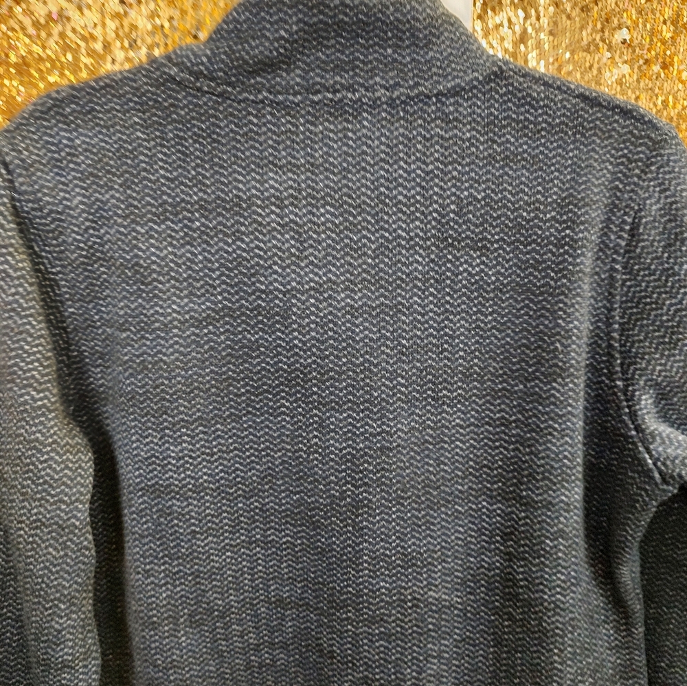 Orvis Fleece Lined Pullover 1/4 Button Navy Large New without Tags - Picture 9 of 16